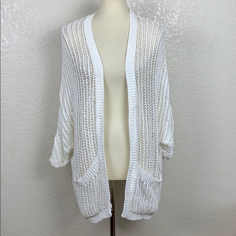 1 Left! Stitch Fix RD Open Knit Cocoon Cardigan - Picture 8 of 8